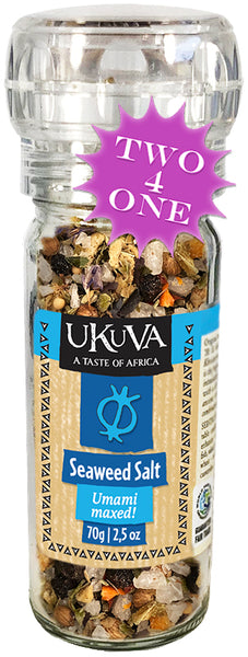 Two-4-One Offer: Grinder - Seaweed Salt - 70g - Ukuva iAfrica