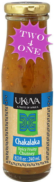 Two-4-One Offer: Sauce - "Not tooo Hot" CHAKALAKA - 250ml - Ukuva iAfrica