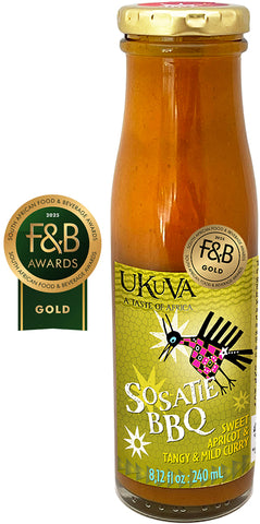 Award Winner - Sauce - "Not tooo Hot" Sosatie (aka Safari BBQ) - 250ml - Ukuva iAfrica