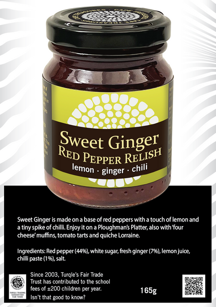 Ginger & Chilli Sweet Relish - 125ml - Cape Treasures