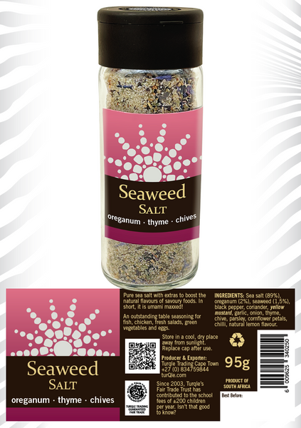 Sprinkle Salt - Khoisan Seaweed Salt - 95g - Cape Treasures