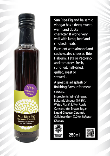 Balsamic Reduction 250ml - SUNDRIED FIG - Cape Treasures
