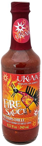 Sauce - Hot Chilli - FIRE Sauce (aka Zulu Fire) - 240ml - Ukuva iAfrica