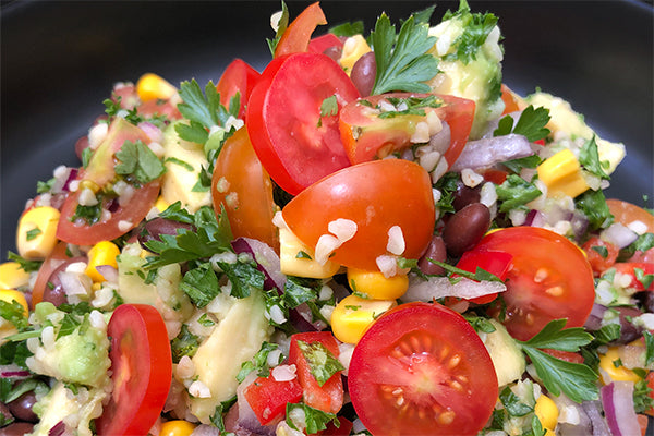 Bulgar wheat salad sometimes benefits from a little boost with Smoked Seasoning... Its like adding bacon for vegetarians!