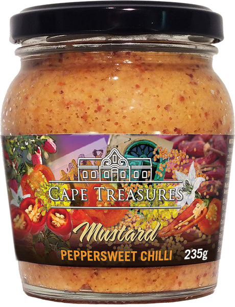 Peppersweet (or Pepperdrop) mustard pack shot