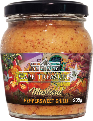 Peppersweet (or Pepperdrop) mustard pack shot