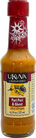 Hot Drops - Peri Peri Ghost Chilli (xx hot) - 125ml - Ukuva iAfrica