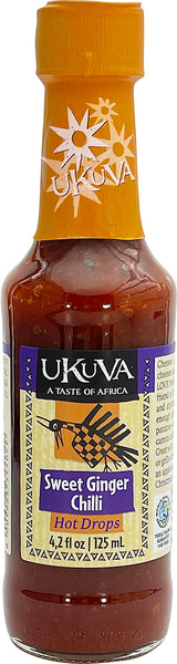 Hot Drops - Ginger & Sweet Chilli Sauce - 125ml - Ukuva iAfrica