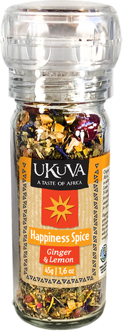 Grinder - Ginger & Lemon (Letaba Happiness Salt) - 45g - Ukuva iAfrica