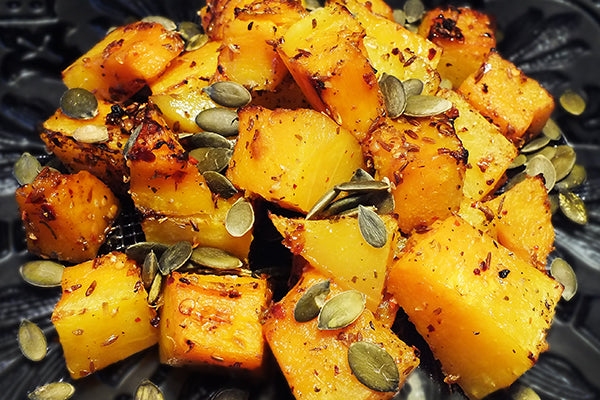 Ukuva Sosatie BBQ Sauce also loves roast pumpkin.