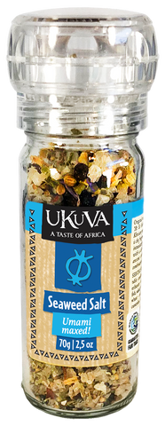 Ukuva Seaweed Salt Grinder Pack Shot