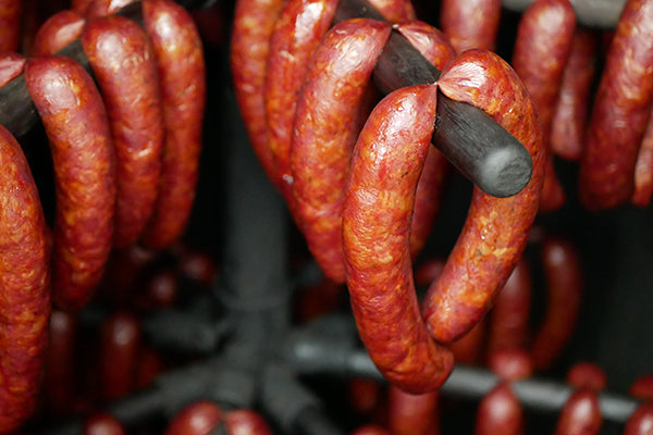 Smoked Sausages have no finer flavor friends than Honey Mustard...