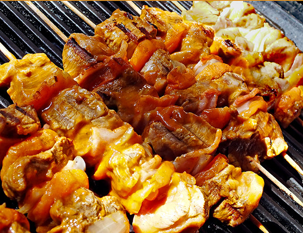 Ukuva Sosatie BBQ Sauce makes the most delicious lamb kebabs (sosaties)