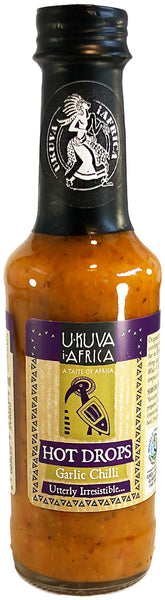 Ukuva Garlic Chili Hot Drops old label