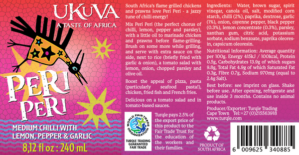 Sauce - Peri Peri - 240ml - Ukuva iAfrica