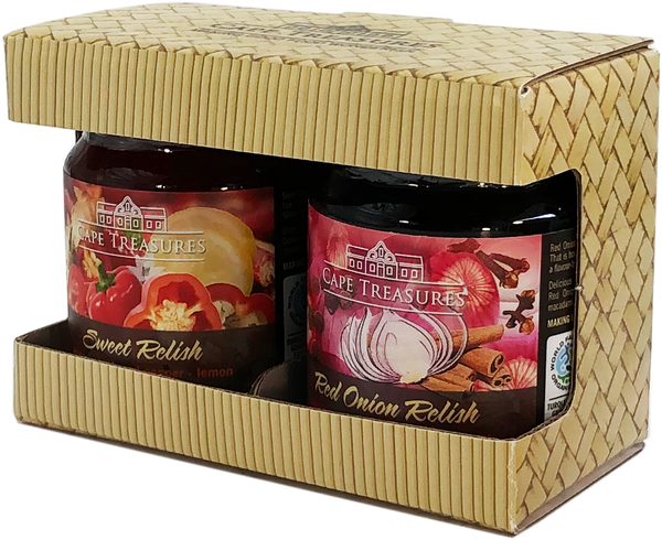 Cape Treasures Relish Duo in a Gift Box