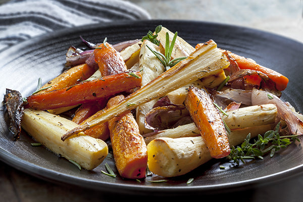 Ukuva Gold sauce - excellent with roast parsnips, carrots and red onions.