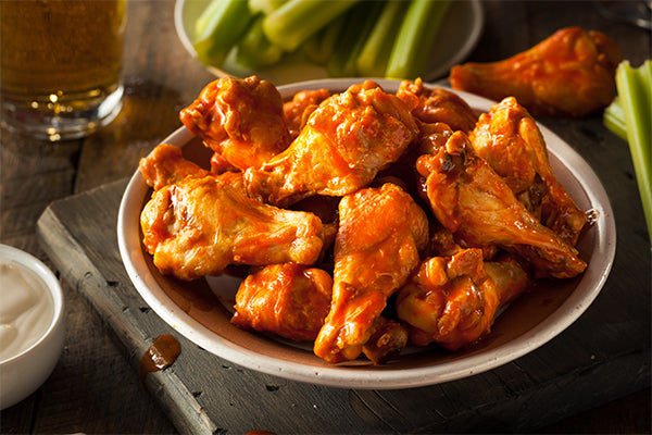 Ukuva Sosatie BBQ Sauce is great for grilled 'not hot' wings!